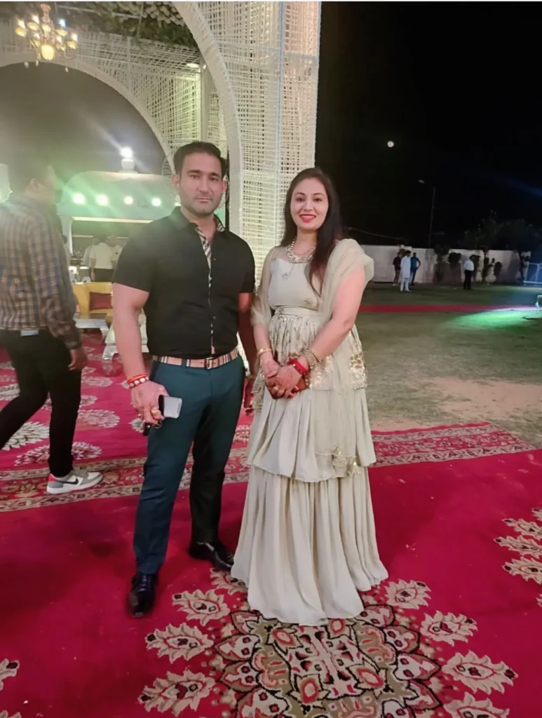 DS Lohchab with his Wife Meenu Lohchab