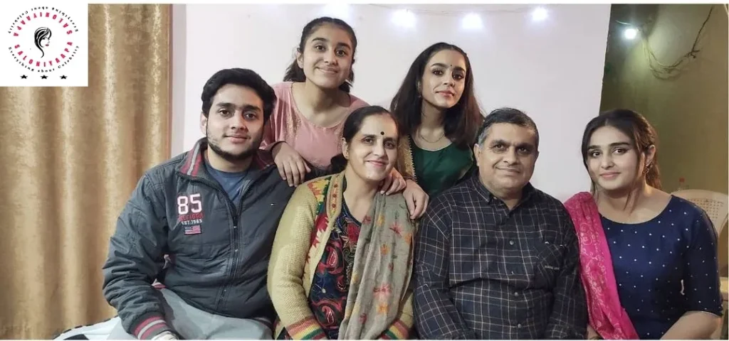 Aparna Devyal with her All Family