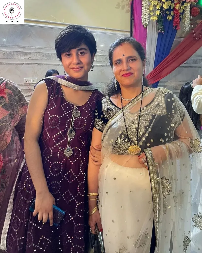 Aparna Devyal with her Mother