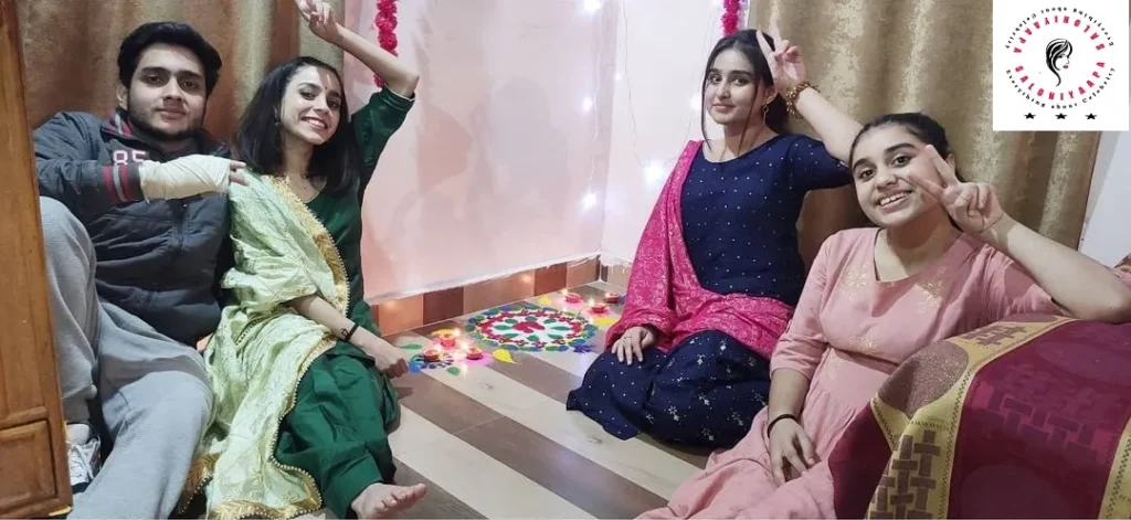 Aparna Devyal with her Sisters