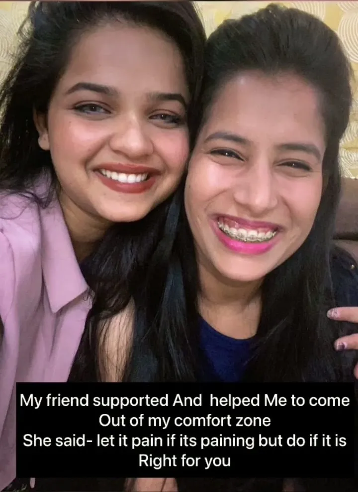 Neha Chauhan with Friend