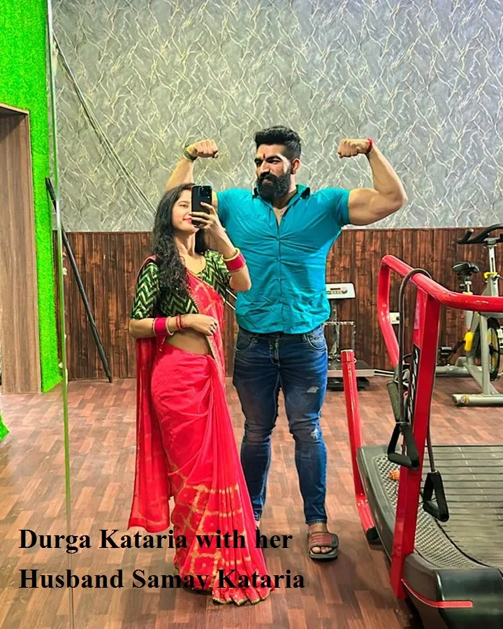 Durga Kataria with her Husband Samay Kataria