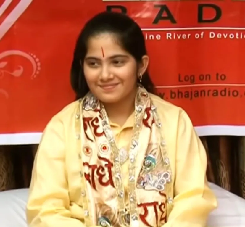 Jaya Kishori at the age of 15