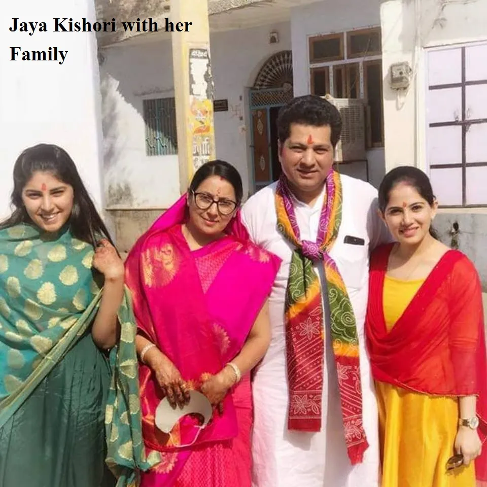 Jaya Kishori with her Family