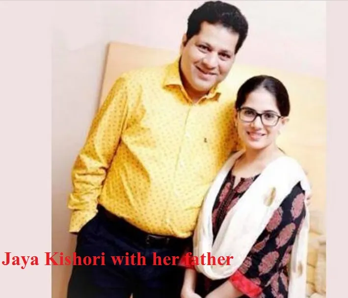 Jaya Kishori with her father